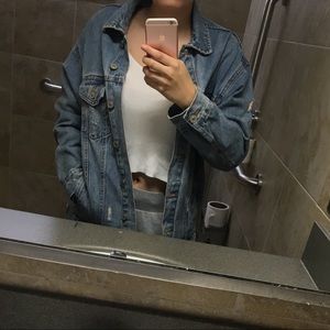 Oversized Blue Jean Jacket